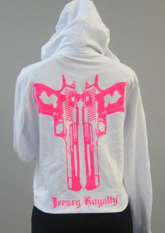 'Hard to Handle' Hoodie in White