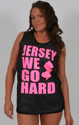 'Go Hard'  Tank Top - Black/Pink