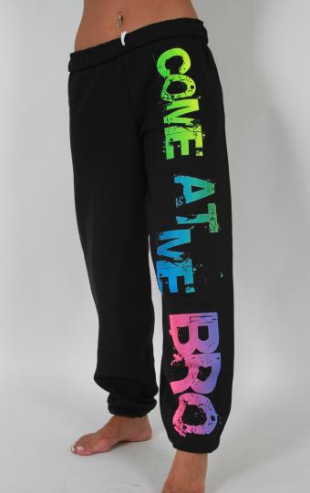 'Come At Me' Bro Sweats -Multicolor