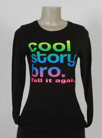 'Cool Story '  Long Sleeve- Multi