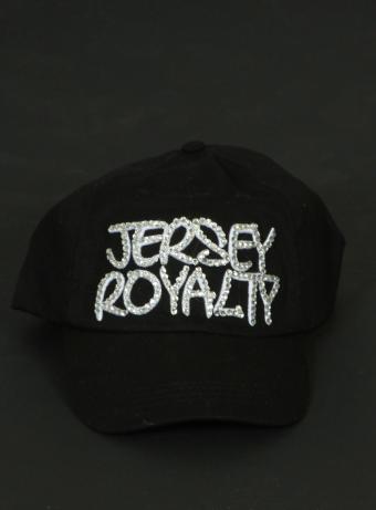 'Black Jersey Royalty Bling' Cap