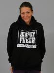 'Jersey Fresh' Hoodie in Black