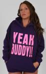 'Yeah Buddy !!' Pullover -Purple/Pink